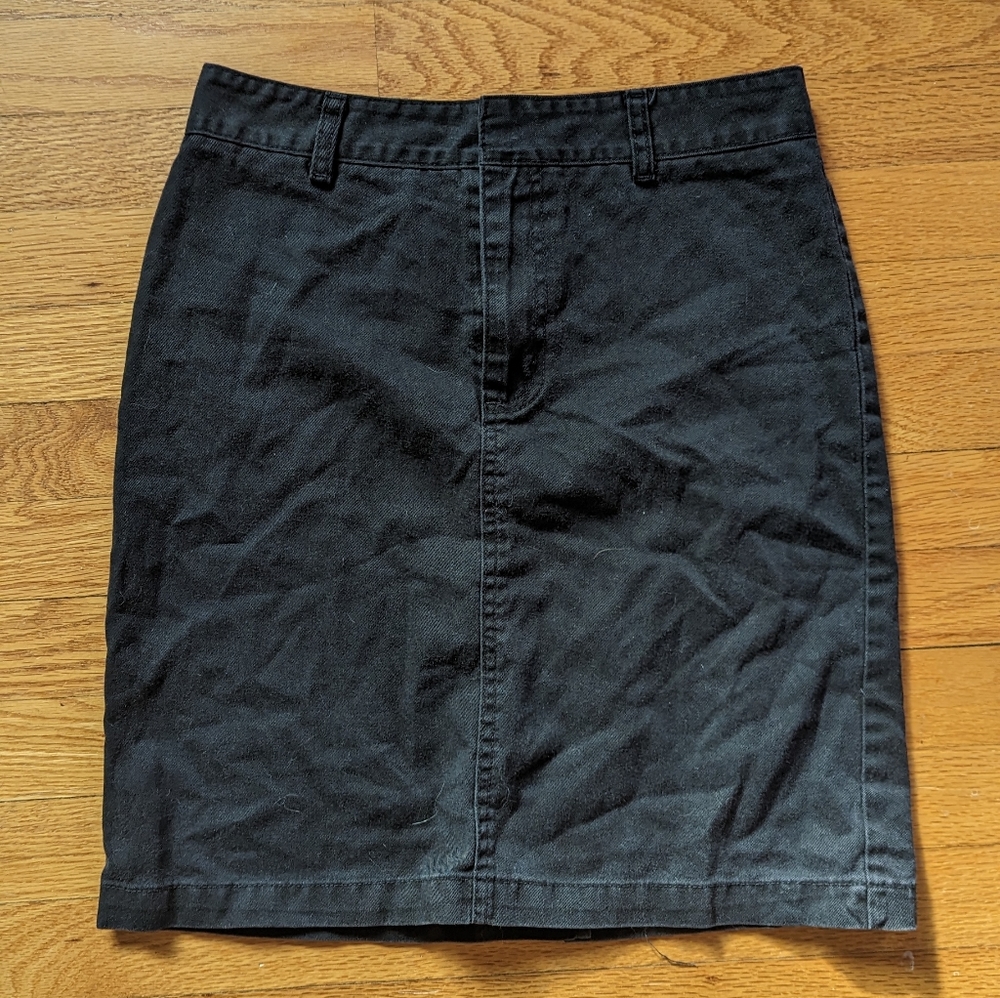 🍒 vintage dickies black pencil skirt womens size small 🍒